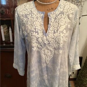 Beautiful Silk Embroidered Tunic